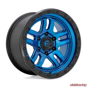 FUEL 1 Piece D790 Ammo Wheel 20x10 5x5.0 -18mm Blue w/Black Lip - Image 1