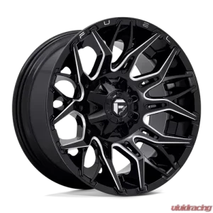 FUEL 1 Piece D769 Twitch Wheel 20x10 6x135/5.5 -18mm Glossy Black Milled - Image 1