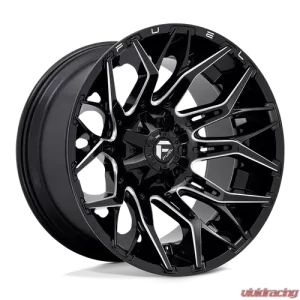 FUEL 1 Piece D769 Twitch Wheel 22x12 8x170 -44mm Glossy Black Milled - Image 1