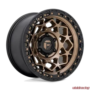FUEL 1 Piece D785 Unit Wheel 17x9 6x5.5 +1mm Bronze w/Matte Black Ring - Image 1