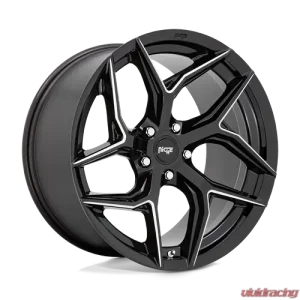 Niche 1 Piece Torsion M266 Wheel 20x10.5 5x4.5 +40mm Gloss Black Milled - Image 1