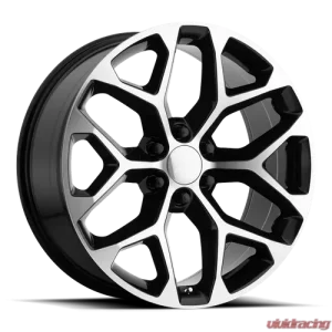 OE Creations PR176 Wheel 24x10 6x5.5 +24mm Gloss Black Machined - Image 1