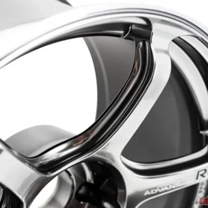 Advan RG-4 Wheel 18x9 5x114.3 35mm Racing Hyper Black & Ring - Image 4