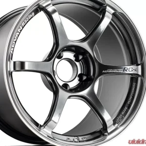 Advan RG-4 Wheel 18x9.5 5x114.3 38mm Racing Hyper Black & Ring - Image 3