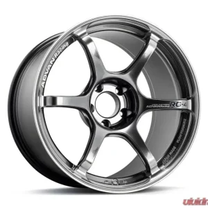 Advan RG-4 Wheel 18x9.5 5x114.3 35mm Racing Hyper Black & Ring - Image 1