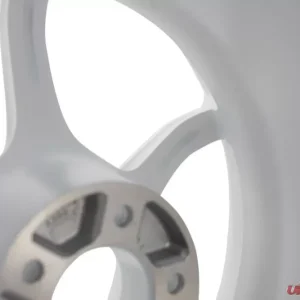 Advan RG-4 Wheel 18x9.5 5x120 45mm Racing White Metallic & Ring - Image 4