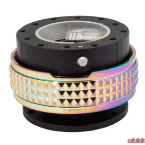NRG Quick Release Kit - Black Body - Neochrome Pyramid Ring - Image 2