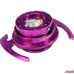 NRG Quick Release Kit - Purple Body - Purple Ring W- Handles - Image 1