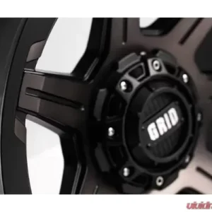Grid Wheel Offroad GD06 Wheel 20x9 5x127 | 5x5 | 5x139.7 -12mm Metallic Dust | Matte Black - Image 3