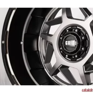 Grid Wheel Offroad GD14 Wheel 20x9 5x127 | 5x5 | 5x139.7 -12mm Matte Anthracite | Black Lip - Image 2