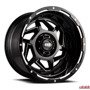 Grid Wheel Offroad GD14 Wheel 17x9 5x114.3|5x127 | 5x5 15mm Gloss Black | Milled - Image 1
