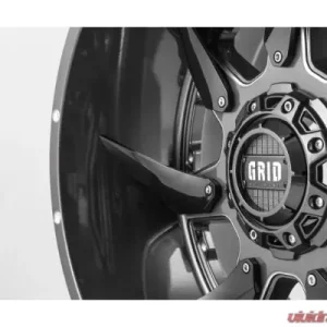 Grid Wheel Offroad GD01 Wheel 17x9 6x139.7 0mm Gloss Graphite | Milled - Image 5