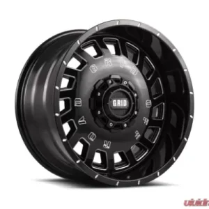 Grid Wheel Offroad GD03 Wheel 20x9 5x150 -12mm Gloss Black | Milled - Image 1