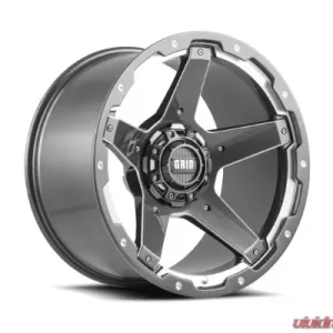Grid Wheel Offroad GD04 Wheel 17x9 5x114.3|5x127 | 5x5 15mm Gloss Graphite | Milled - Image 1