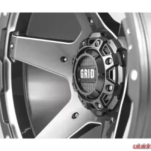 Grid Wheel Offroad GD04 Wheel 17x9 5x114.3|5x127 | 5x5 15mm Gloss Graphite | Milled - Image 3
