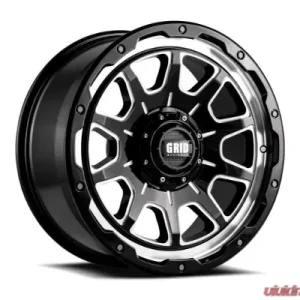 Grid Wheel Offroad GD15 Wheel 17x9 5x127 | 5x5 | 5x139.7 15mm Gloss Black | Milled - Image 1