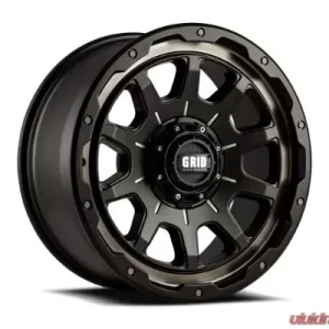 Grid Wheel Offroad GD15 Wheel 20x9 6x120 10mm Double Dark Tint | Matte Black Lip - Image 1