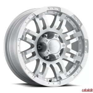 Vision 375 Warrior Wheel 15x6 6x5.5 0mm Marine Paint Silver - Image 1