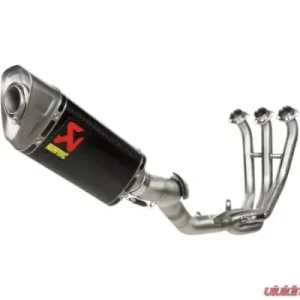 Akrapovic Racing Exhaust System Carbon Fiber Titanium for Yamaha Tracer 9 GT 2021 - Image 1
