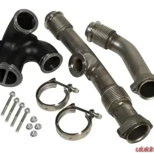 BD Diesel BD 6.0L Powerstroke UpPipes Kit w/EGR Connector Ford 6.0L V8 2004.5-2007 - Image 1