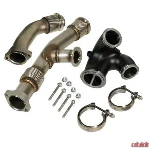 BD Diesel Powerstroke UpPipes Kit w/EGR Connector Ford 6.0L V8 2003-2004 - Image 1