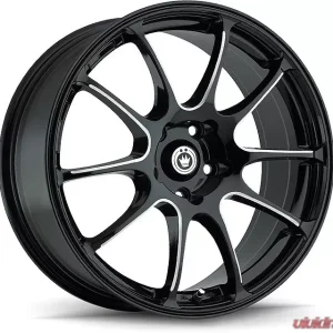 Konig Illusion Wheel 18X8 5X114.3 Et35 Black/Ball Cut Machine - Image 2