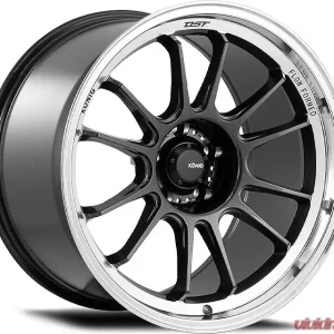 Konig Hypergram Wheel 15x8 4X100 Et35 Metallic Carbon W/ Machined Lip - Image 1