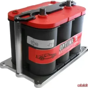 Billet Specialties Black/Clear Anodized Optima Battery Mount - Image 2