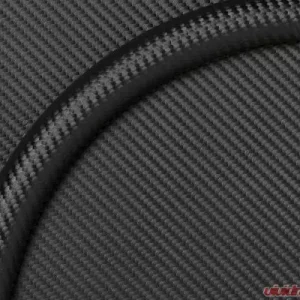 Billet Specialties 14" Carbon Fiber Embossed Vinyl D-Shape Half Wrap Ring - Image 1