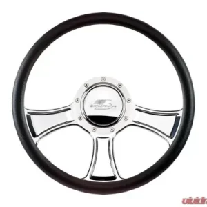 Billet Specialties 14" Chicayne Half Wrap Steering Wheel - Image 1