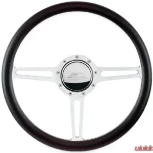 Billet Specialties 15.5" Split Spoke Half Wrap Steering Wheel - Image 1