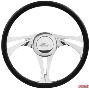 Billet Specialties 15.5" Sweep Half Wrap Steering Wheel - Image 1