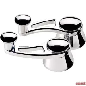 Billet Specialties Polished Vent Window Cranks GM | Ford 1949+ - Image 1