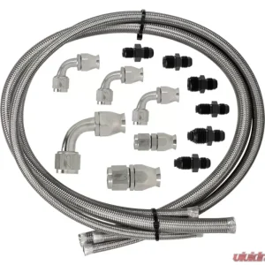 Billet Specialties Power Steering Hose Kit W/ Remote Reservoir - Image 1
