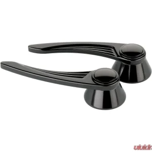 Billet Specialties Black Anodized Ball Milled Door Handle GM | Ford 1949+ - Image 1