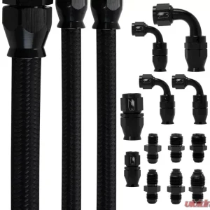 Billet Specialties Black Power Steering Hose Kit W/ Remote Reservoir - Image 2