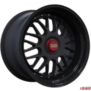 ESM ESM-004M Wheel 19X11 5X120|5X114.3 +22mm Matte Black | Gloss Black Lip - Image 1