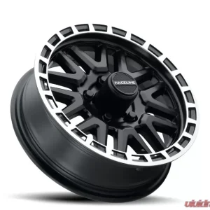 Raceline 953BM Krank Wheel 15x5 5x114.3 Black Machined - Image 2