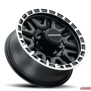 Raceline 953BM Krank Wheel 15x6 6x139.7 Black Machined - Image 4