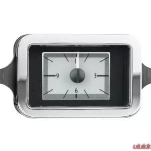 Dakota Digital Analog Clock for 1940 Chevrolet VHX System, Silver Alloy Background, Blue - Image 1