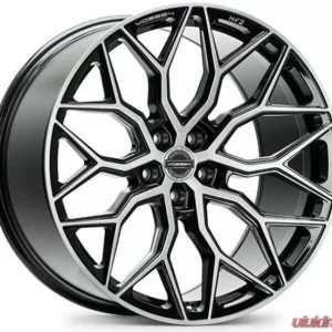 Vossen HF-2 Wheel 22X12 5X120 25mm Super Deep Brushed Gloss Black - Image 1