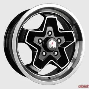 Klassik Rader 944 Wheel 17x7 5x130 40mm Gloss Black Machined Face & Lip - Image 1