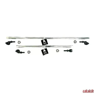 Apex Chassis 1 Ton Polished Aluminum Steering Kit Jeep Wrangler 2007-2018 - Image 1