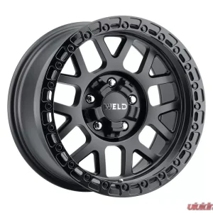 Weld Racing Cinch W104 Wheel 20x10 5x127 | 5x139.7 -18mm Satin Black with Gloss Black Ring - Image 1