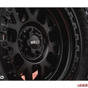 Weld Racing Cinch W104 Wheel 20x10 6x135 | 6x139.7 -18mm Satin Black with Gloss Black Ring - Image 4