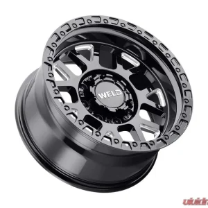 Weld Racing Cinch W105 Wheel 20x10 8x180 -18mm Gloss Black Milled with Gloss Black Ring - Image 3