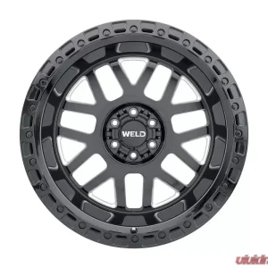 Weld Racing Cinch W105 Wheel 20x10 6x135 | 6x139.7 -18mm Gloss Black Milled with Gloss Black Ring - Image 2