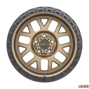 Weld Racing Cinch W115 Wheel 20x10 5x127 | 5x139.7 -18mm Satin Bronze with Satin Black Ring - Image 2