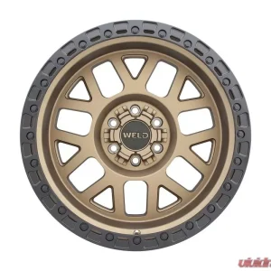 Weld Racing Cinch W115 Wheel 20x10 6x135 | 6x139.7 -18mm Satin Bronze with Satin Black Ring - Image 2
