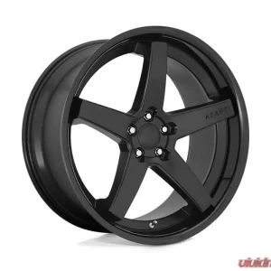 Asanti Black ABL31 Regal Wheel 20x9 5x112 25mm Satin Black w/Gloss Black Lip - Image 1